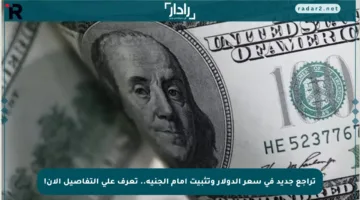 تراجع جديد في سعر الدولار وتثبيت أمام الجنيه.. تعرف على التفاصيل الآن!